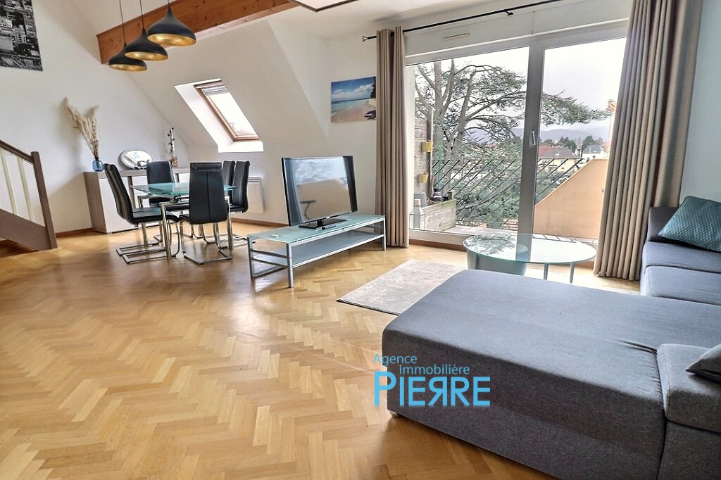 0_0002 1 100X100 | Agence immobilière Pierre à Colmar Quartier des maraichers Duplex meublé avec balcon plein ouest avec vue dégagée, cave et garage Labaroche 0