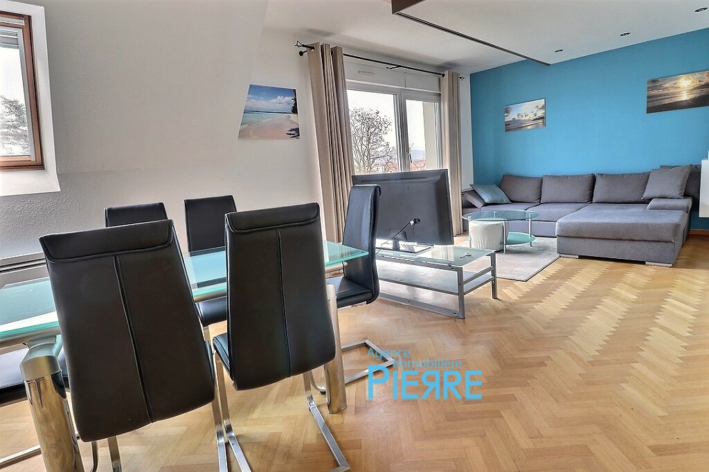 0_0003 1 100X100 | Agence immobilière Pierre à Colmar Quartier des maraichers Duplex meublé avec balcon plein ouest avec vue dégagée, cave et garage Labaroche 0