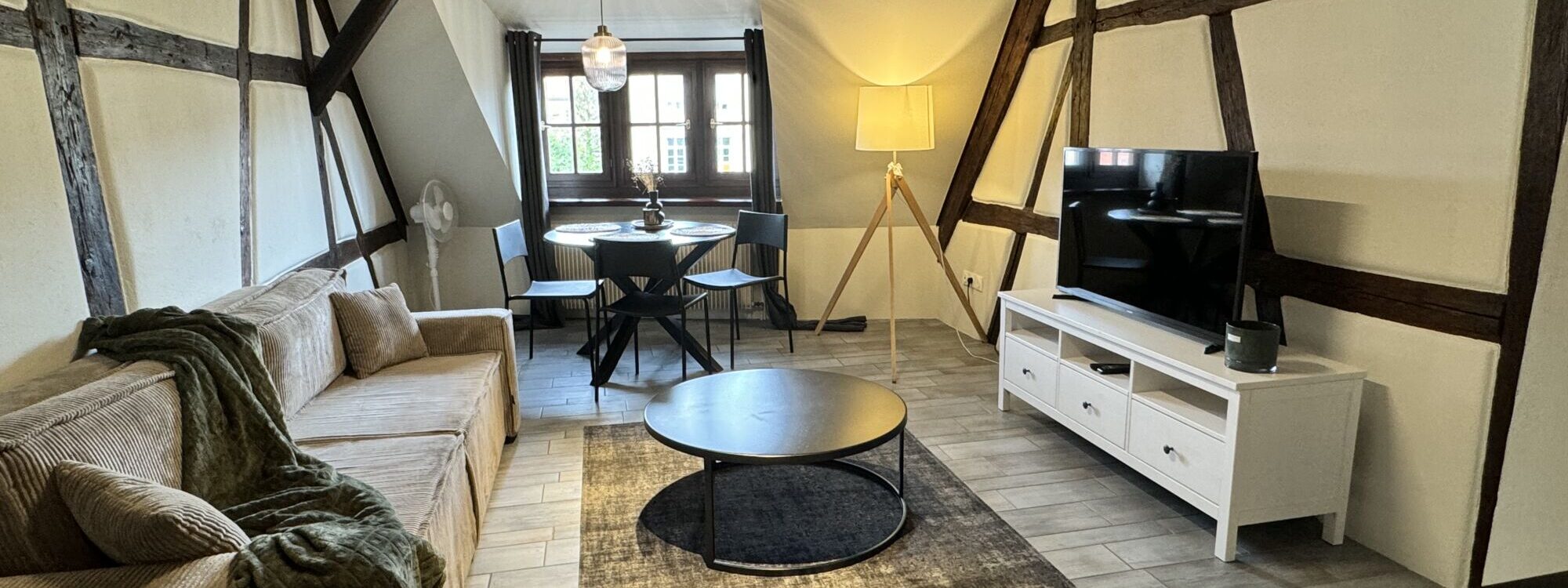 Petite venise Coquet F2 en DUPLEX idéal pour location saisonnière Andolsheim